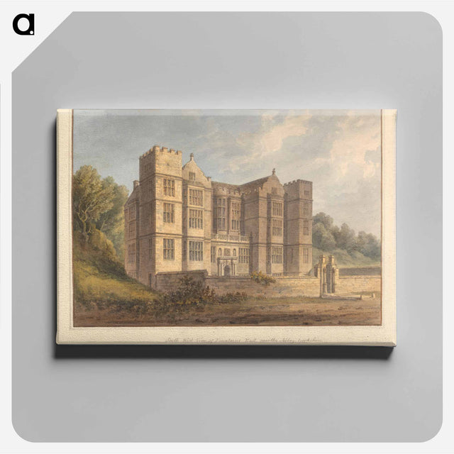 アートパネル-South West View of Fountains Hall, near the Abbey, Yorkshire belonging to Miss Larvience of Studley Royal
 - イェール大学アートギャラリー Canvas.