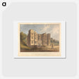アートポストカード-South West View of Fountains Hall, near the Abbey, Yorkshire belonging to Miss Larvience of Studley Royal
 - イェール大学アートギャラリー Postcard.