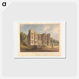 アートポストカード-South West View of Fountains Hall, near the Abbey, Yorkshire belonging to Miss Larvience of Studley Royal
 - イェール大学アートギャラリー Postcard.