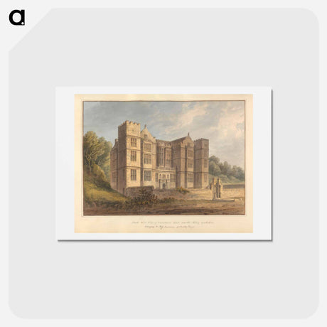 アートポストカード-South West View of Fountains Hall, near the Abbey, Yorkshire belonging to Miss Larvience of Studley Royal
 - イェール大学アートギャラリー Postcard.