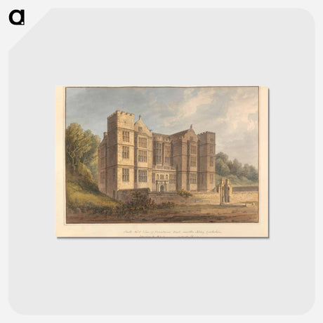 アートポストカード-South West View of Fountains Hall, near the Abbey, Yorkshire belonging to Miss Larvience of Studley Royal
 - イェール大学アートギャラリー Postcard.