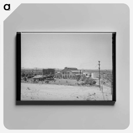 アートパネル-Power Plant at Coolidge
 - ラッセル リー Canvas.