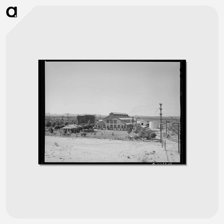 アートポストカード-Power Plant at Coolidge
 - ラッセル リー Postcard.