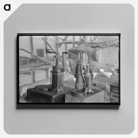 アートパネル-El Indio Oil Pump
 - ラッセル リー Canvas.