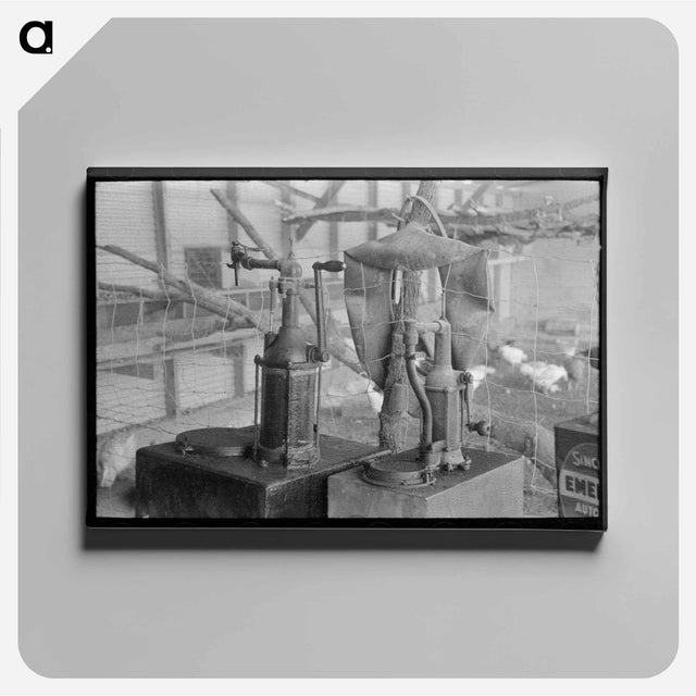 アートパネル-El Indio Oil Pump
 - ラッセル リー Canvas.