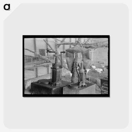 アートポストカード-El Indio Oil Pump
 - ラッセル リー Postcard.