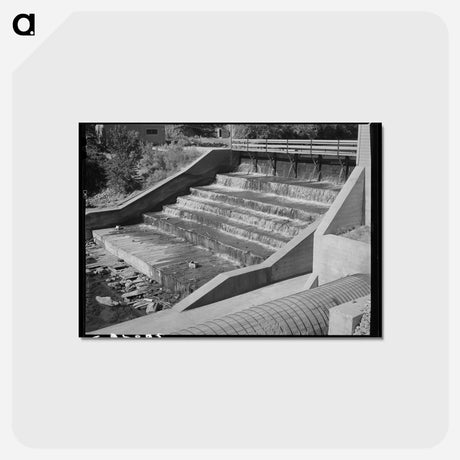 アートポストカード-Logan River Reservoir
 - ラッセル リー Postcard.