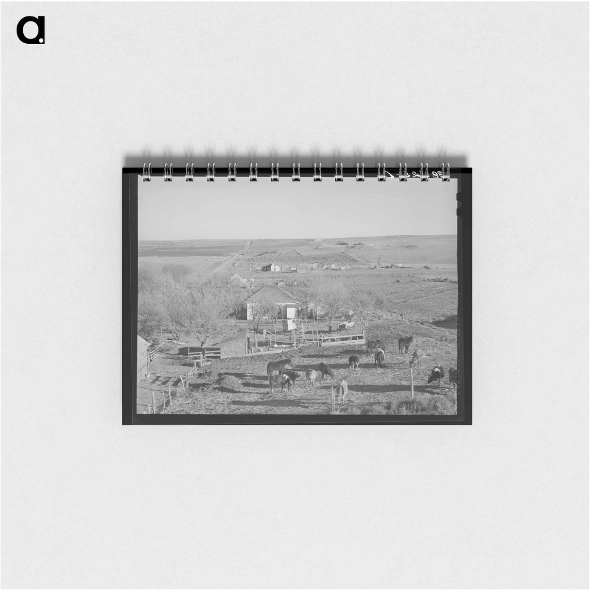 アートメモ帳-Farmstead and Farmland Near Almena
 - ラッセル リー Memo.