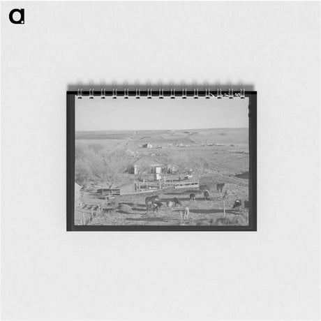 アートメモ帳-Farmstead and Farmland Near Almena
 - ラッセル リー Memo.