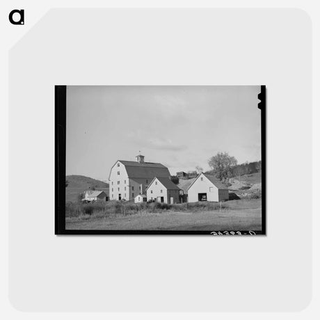 アートポストカード-Farmstead on Highway No. 4
 - ラッセル リー Postcard.