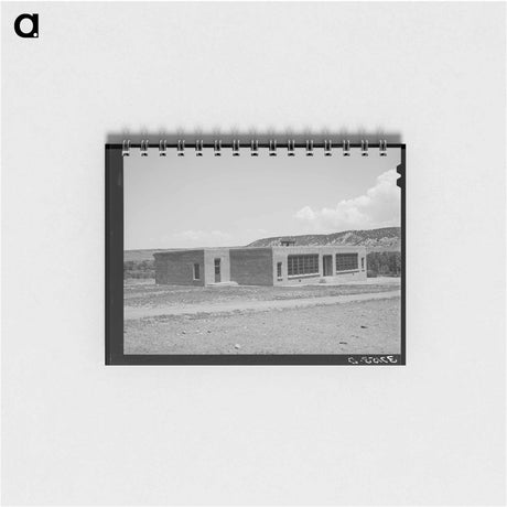 アートメモ帳-Schoolhouse, Amalia, New Mexico
 - ラッセル リー Memo.