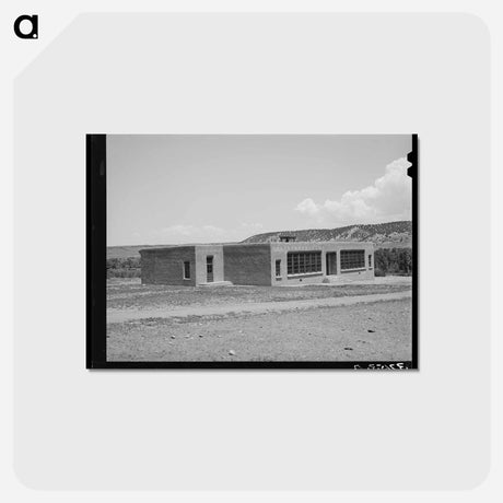 アートポストカード-Schoolhouse, Amalia, New Mexico
 - ラッセル リー Postcard.