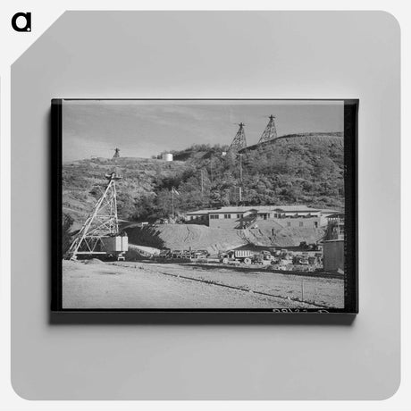 アートパネル-Shasta Dam Construction
 - ラッセル リー Canvas.
