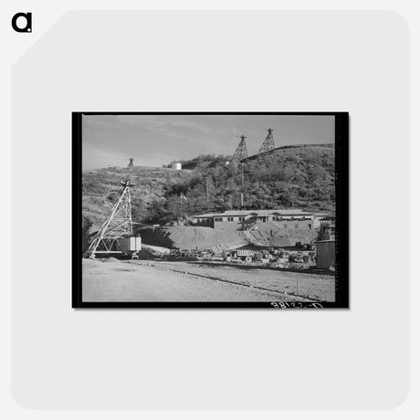 アートポストカード-Shasta Dam Construction
 - ラッセル リー Postcard.