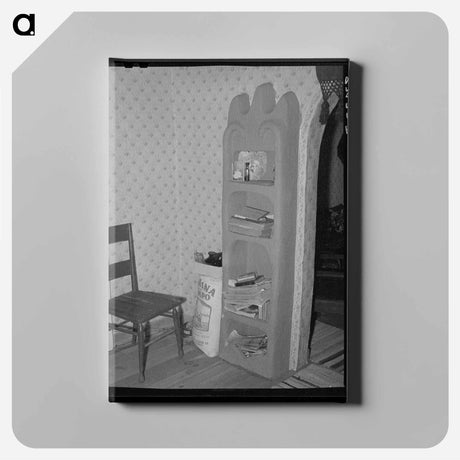 アートパネル-Adobe Cupboard of Chamisal
 - ラッセル リー Canvas.