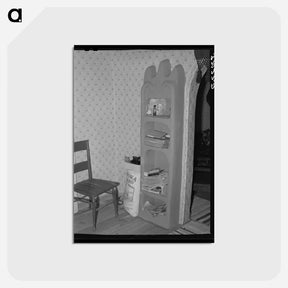 アートポストカード-Adobe Cupboard of Chamisal
 - ラッセル リー Postcard.