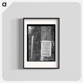 アートポスター-Umatilla Ordnance Depot Sign
 - ラッセル リー Poster.