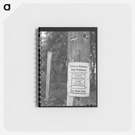 アートメモ帳-Umatilla Ordnance Depot Sign
 - ラッセル リー Memo.