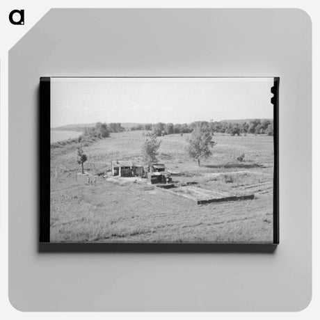 アートパネル-Arkansas River Bottom Scene
 - ラッセル リー Canvas.