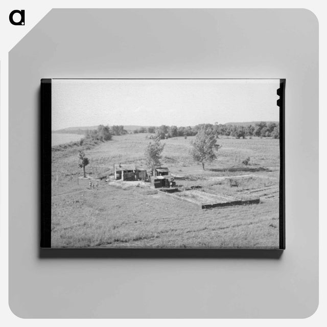 アートパネル-Arkansas River Bottom Scene
 - ラッセル リー Canvas.