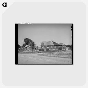 アートポストカード-Mormon Farmhouses
 - ラッセル リー Postcard.