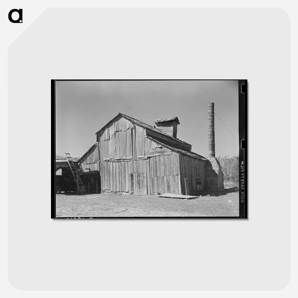アートポストカード-Blanchard Syrup Mill
 - ラッセル リー Postcard.
