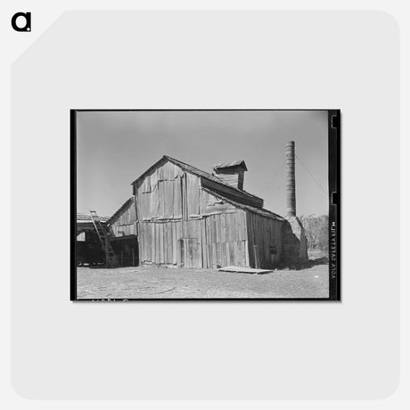 アートポストカード-Blanchard Syrup Mill
 - ラッセル リー Postcard.