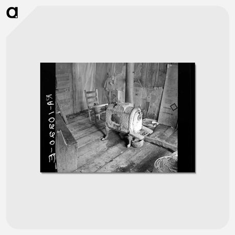 アートポストカード-Ancient Stove in Farmhouse
 - ラッセル リー Postcard.
