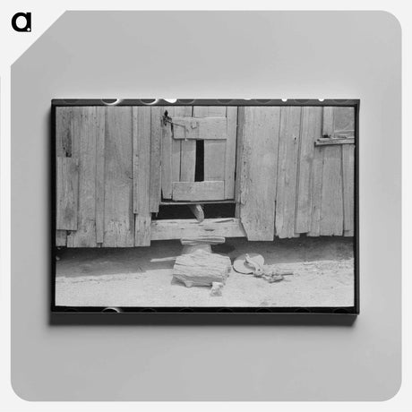 アートパネル-Sharecropper's Cabin, Southeast Missouri
 - ラッセル リー Canvas.