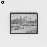 アートメモ帳-Unloading Logs, Cascade
 - ラッセル リー Memo.