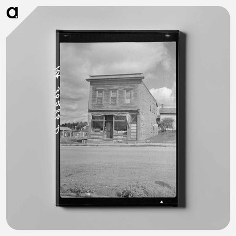 アートパネル-Store in Iron Range Town
 - ラッセル リー Canvas.