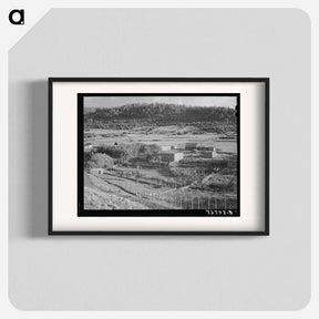 アートポスター-Spanish-American Farmstead
 - ラッセル リー Poster.