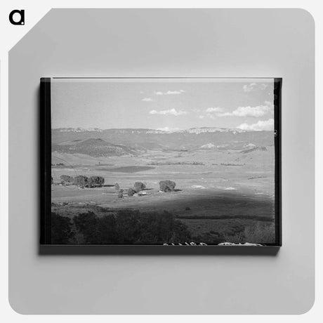 アートパネル-The Uncompahgre River Valley at Ridgeway, Colorado
 - ラッセル リー Canvas.