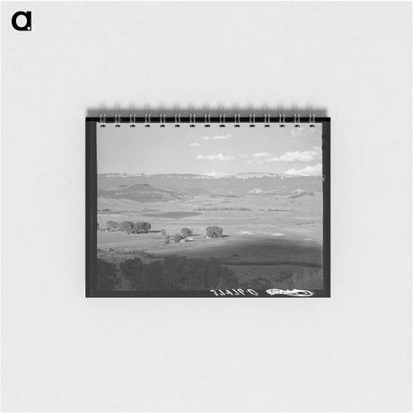 アートメモ帳-The Uncompahgre River Valley at Ridgeway, Colorado
 - ラッセル リー Memo.