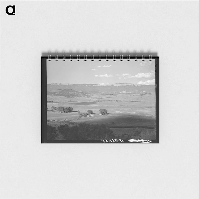 アートメモ帳-The Uncompahgre River Valley at Ridgeway, Colorado
 - ラッセル リー Memo.