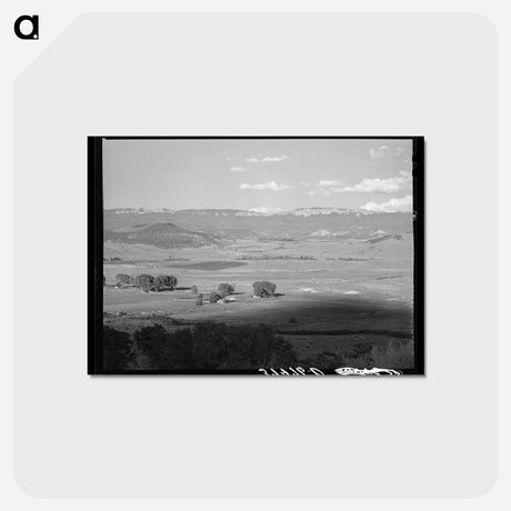 アートポストカード-The Uncompahgre River Valley at Ridgeway, Colorado
 - ラッセル リー Postcard.
