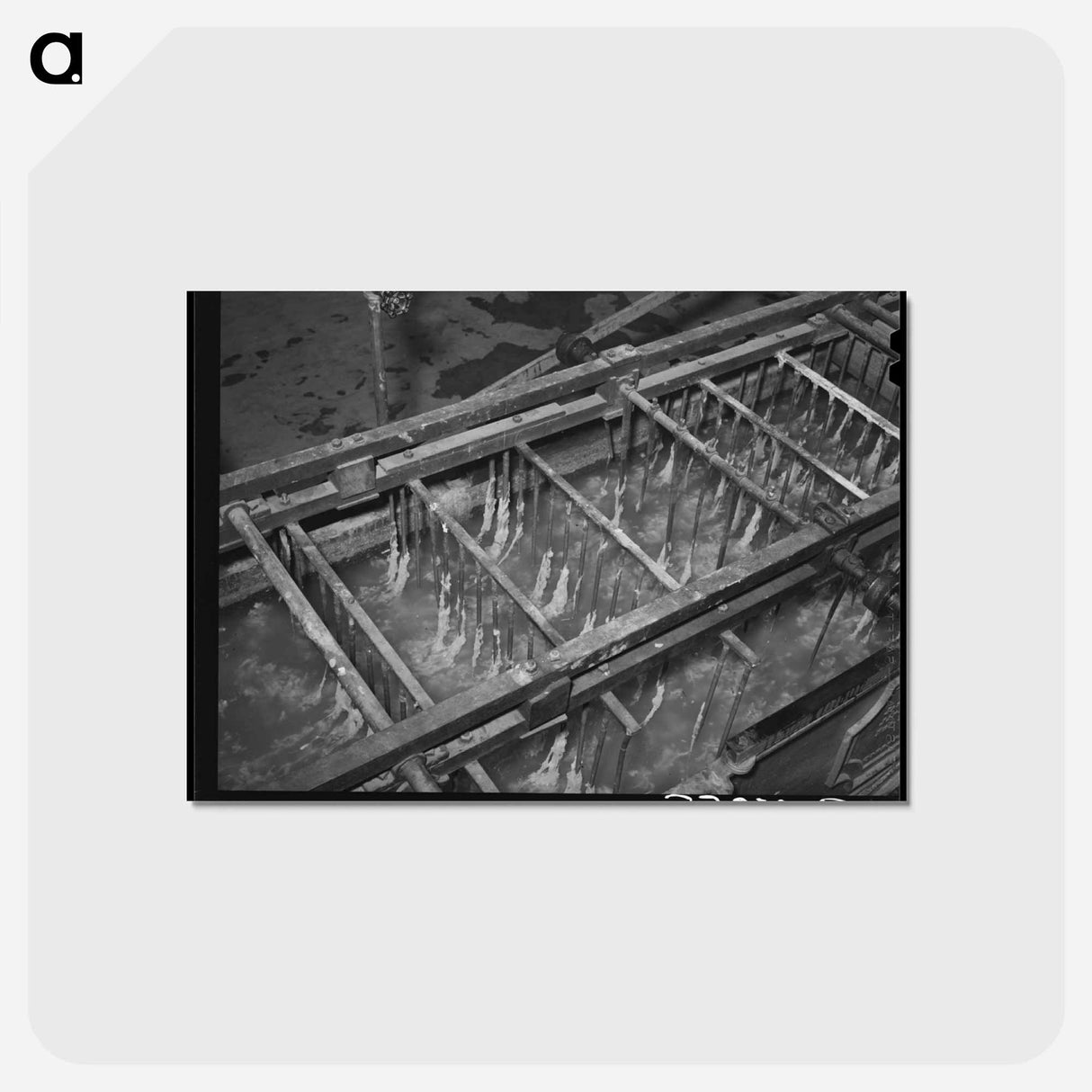 アートポストカード-Wool Scouring Machine
 - ラッセル リー Postcard.