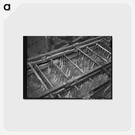 アートポストカード-Wool Scouring Machine
 - ラッセル リー Postcard.