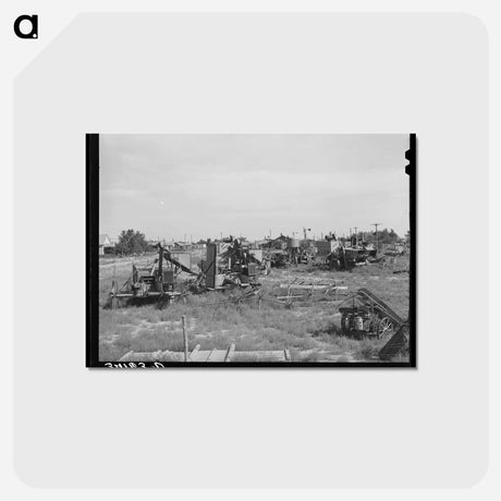 アートポストカード-Repossessed in Springfield
 - ラッセル リー Postcard.