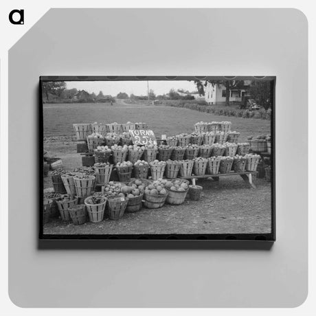 アートパネル-Roadside Vegetables
 - ラッセル リー Canvas.
