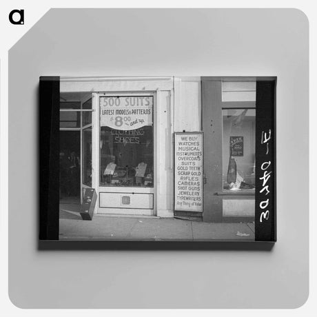 アートパネル-Clothing Store Window, Grand Forks
 - ラッセル リー Canvas.