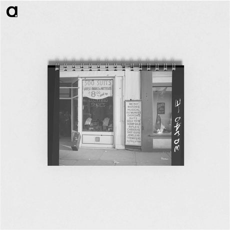 アートメモ帳-Clothing Store Window, Grand Forks
 - ラッセル リー Memo.