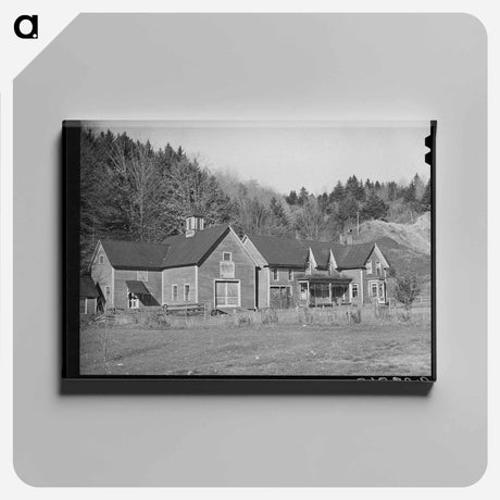 アートパネル-Old Farmstead Near Bridgewater
 - ラッセル リー Canvas.