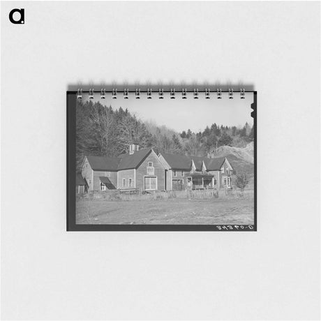 アートメモ帳-Old Farmstead Near Bridgewater
 - ラッセル リー Memo.