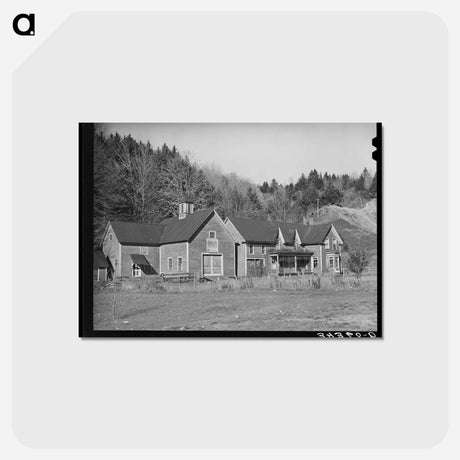 アートポストカード-Old Farmstead Near Bridgewater
 - ラッセル リー Postcard.