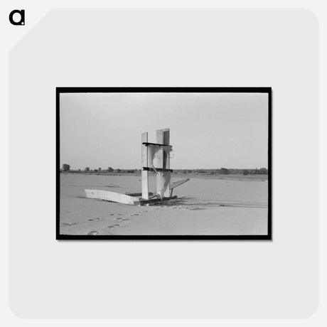 アートポストカード-Flood Remnants
 - ラッセル リー Postcard.