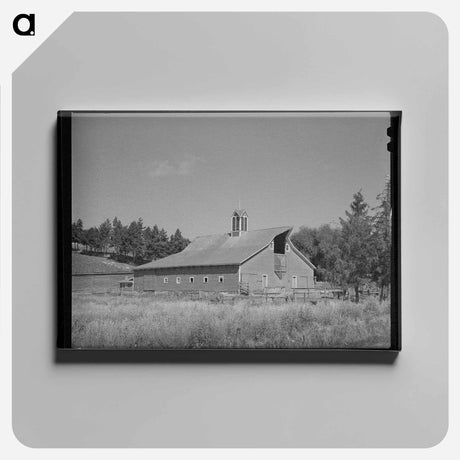 アートパネル-Barn, Whitman County
 - ラッセル リー Canvas.
