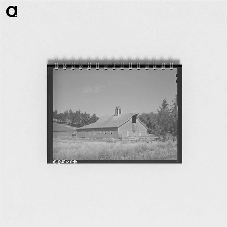 アートメモ帳-Barn, Whitman County
 - ラッセル リー Memo.