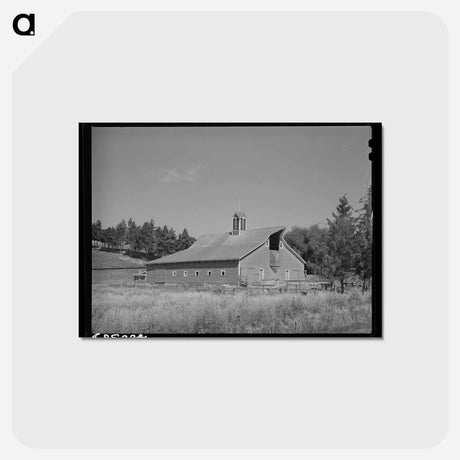 アートポストカード-Barn, Whitman County
 - ラッセル リー Postcard.