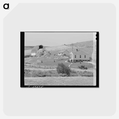 アートポストカード-Farmstead
 - ラッセル リー Postcard.